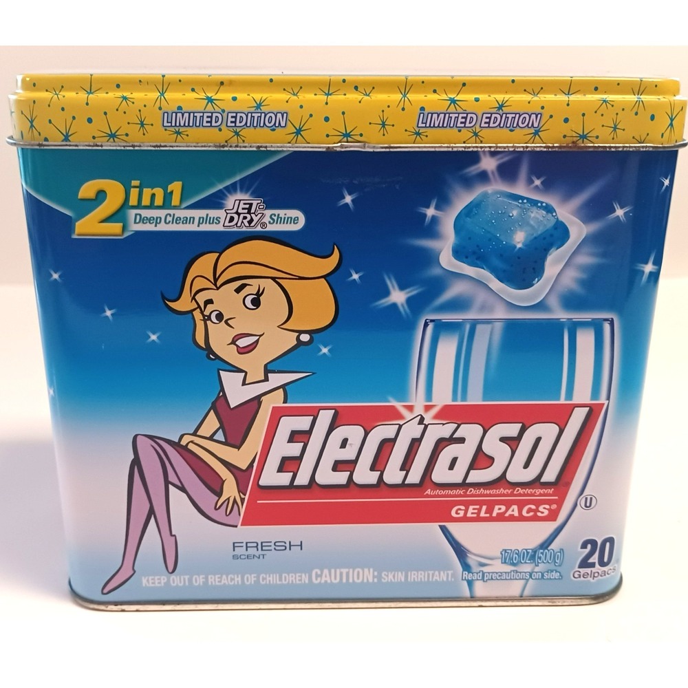 Near Vintage Jetsons Jane Electrasol Metal Limited Edition EMPTY Collectors Tin